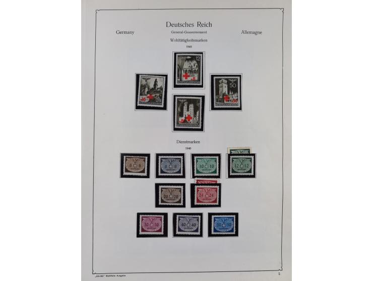 1872/1945, ungebrauchte/postfrische und gestempelte Sammlung, dabei u.a. Mi.-Nr. Bl. 1 postfrisch (Unterrand etwas geknickt) 