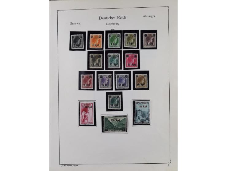 1872/1945, ungebrauchte/postfrische und gestempelte Sammlung, dabei u.a. Mi.-Nr. Bl. 1 postfrisch (Unterrand etwas geknickt) 