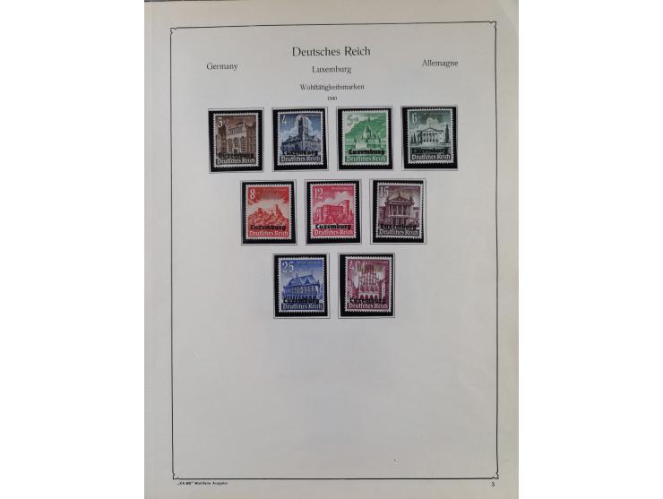 1872/1945, ungebrauchte/postfrische und gestempelte Sammlung, dabei u.a. Mi.-Nr. Bl. 1 postfrisch (Unterrand etwas geknickt) 