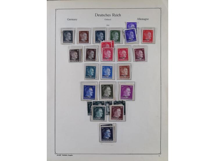 1872/1945, ungebrauchte/postfrische und gestempelte Sammlung, dabei u.a. Mi.-Nr. Bl. 1 postfrisch (Unterrand etwas geknickt) 