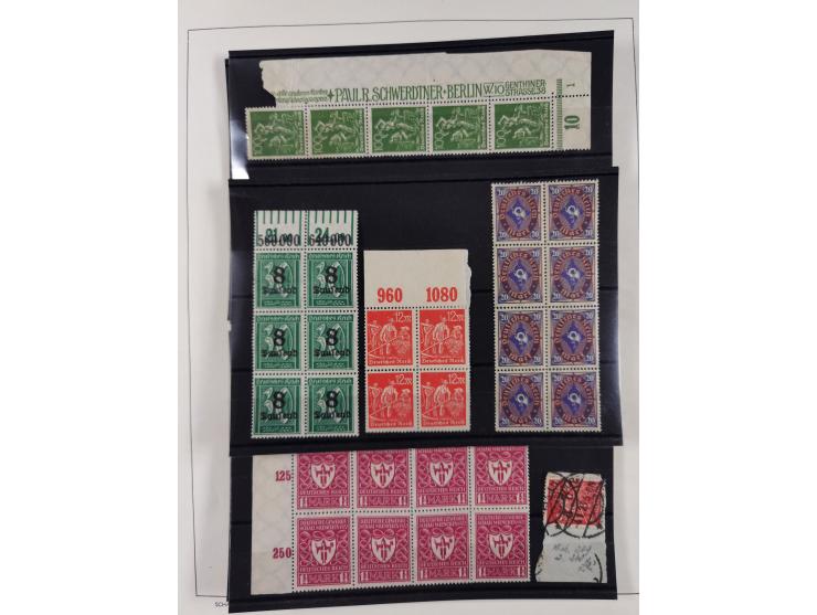1872/1945, ungebrauchte/postfrische und gestempelte Sammlung, dabei u.a. Mi.-Nr. Bl. 1 postfrisch (Unterrand etwas geknickt) 