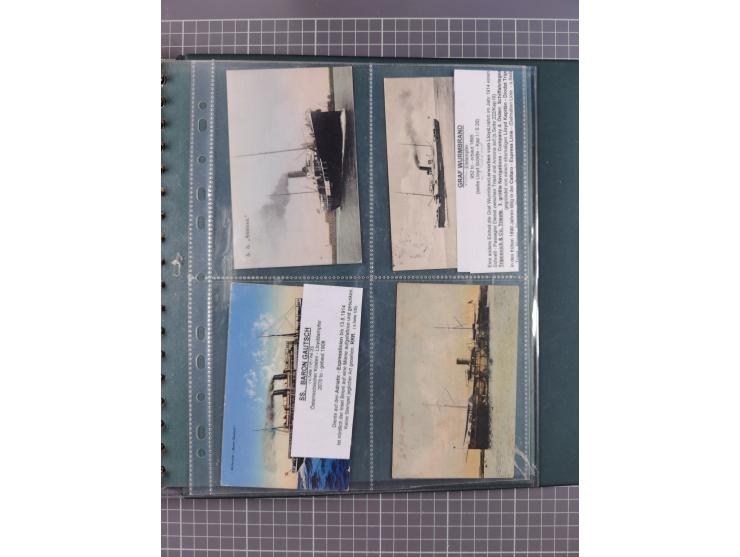 1869/1915, reichhaltige Schiffspost-Sammlung mit über 60 Briefen und Karten, inklusive Ungarn-Kroatien, viele interessante St