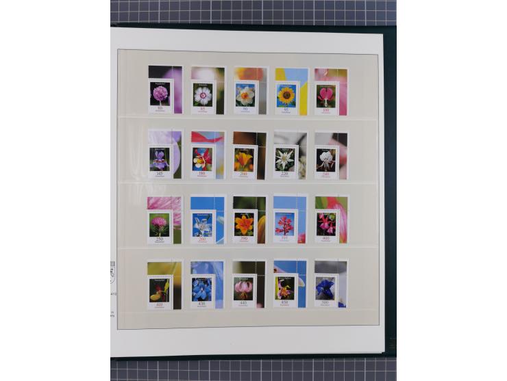 1951/2020, postfrische Sammlung “ Dauerserien Eckrandstücke”, ab Posthornsatz kpl. unsigniert und ungefaltet, einwandfrei (FA