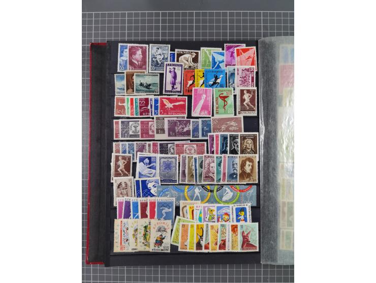 1893/1997 (ca.), used and mostly mint never hinged collection with duplicates, including Postage Dues, strength after 1957, o