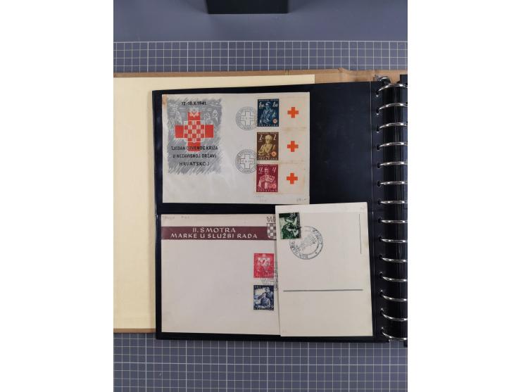 1894/1984 (ca.), group of over 220 covers and cards, including some forerunners with Montenegro and Bosnia Herzegovina, many 