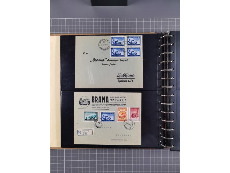 1894/1984 (ca.), group of over 220 covers and cards, including some forerunners with Montenegro and Bosnia Herzegovina, many 