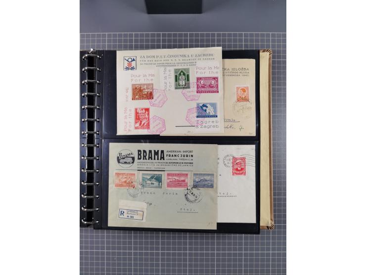 1894/1984 (ca.), group of over 220 covers and cards, including some forerunners with Montenegro and Bosnia Herzegovina, many 