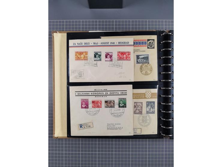 1894/1984 (ca.), group of over 220 covers and cards, including some forerunners with Montenegro and Bosnia Herzegovina, many 