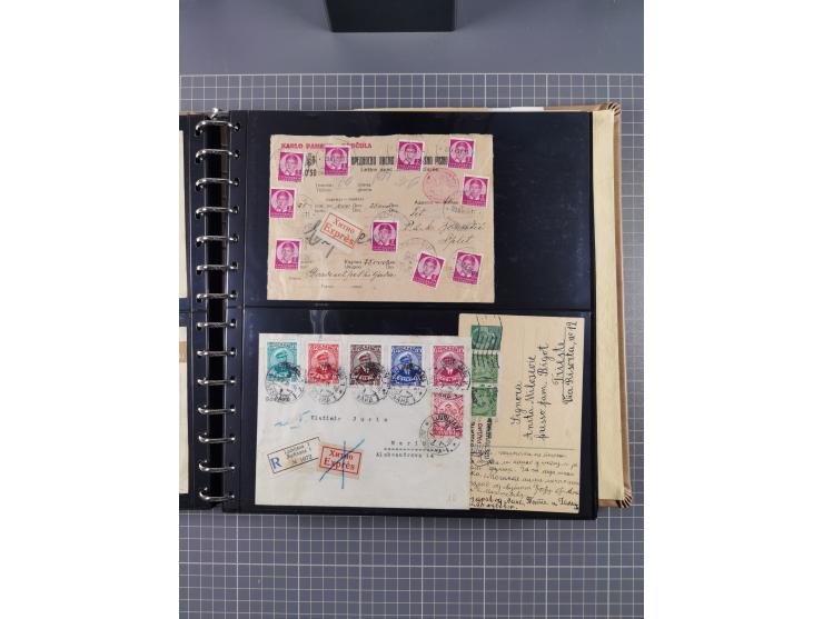 1894/1984 (ca.), group of over 220 covers and cards, including some forerunners with Montenegro and Bosnia Herzegovina, many 