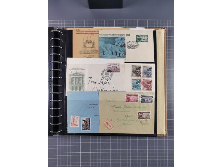 1894/1984 (ca.), group of over 220 covers and cards, including some forerunners with Montenegro and Bosnia Herzegovina, many 