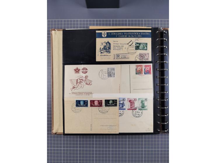 1894/1984 (ca.), group of over 220 covers and cards, including some forerunners with Montenegro and Bosnia Herzegovina, many 