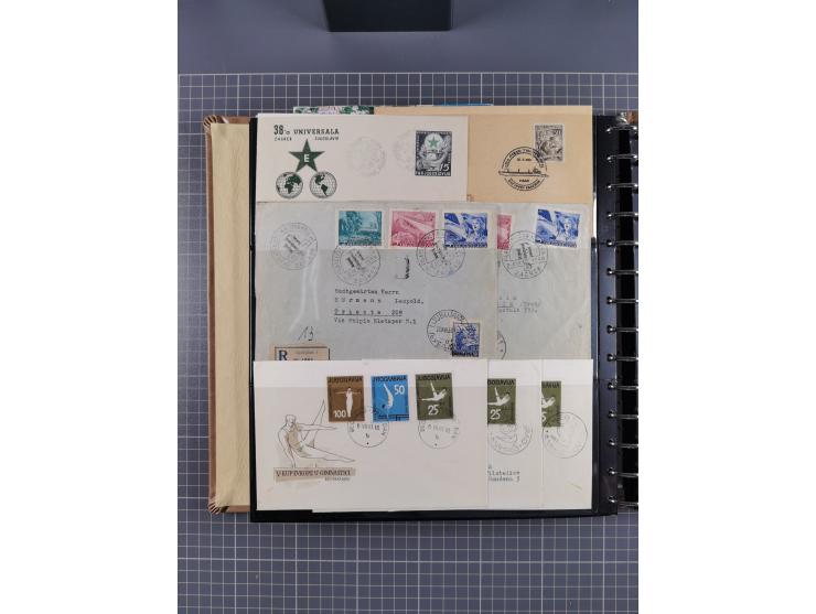 1894/1984 (ca.), group of over 220 covers and cards, including some forerunners with Montenegro and Bosnia Herzegovina, many 