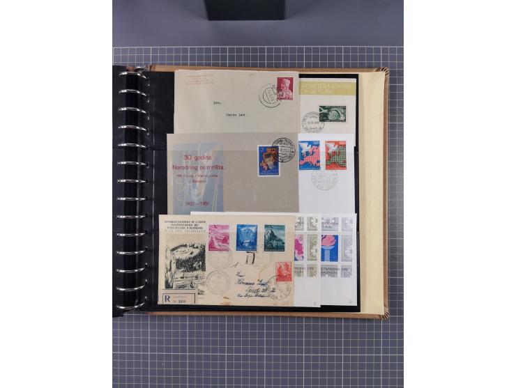 1894/1984 (ca.), group of over 220 covers and cards, including some forerunners with Montenegro and Bosnia Herzegovina, many 