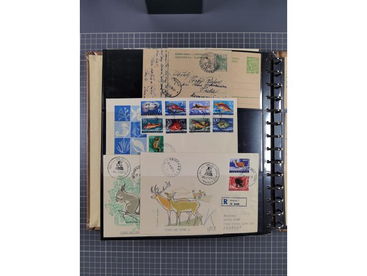 1894/1984 (ca.), group of over 220 covers and cards, including some forerunners with Montenegro and Bosnia Herzegovina, many 