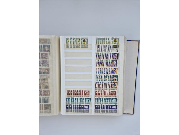 1940/60, massive mint never hinged and used accumulation with an abundance of duplicates, some better values throughout like 