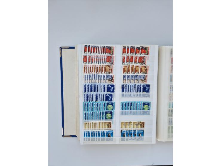 1940/60, massive mint never hinged and used accumulation with an abundance of duplicates, some better values throughout like 