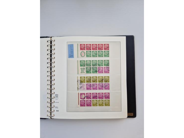 1951/2019, postfrische/gestempelte und winzig ungebrauchte Sammlung Zusammendrucke, Markenheftchen, Markensets und gestempelt