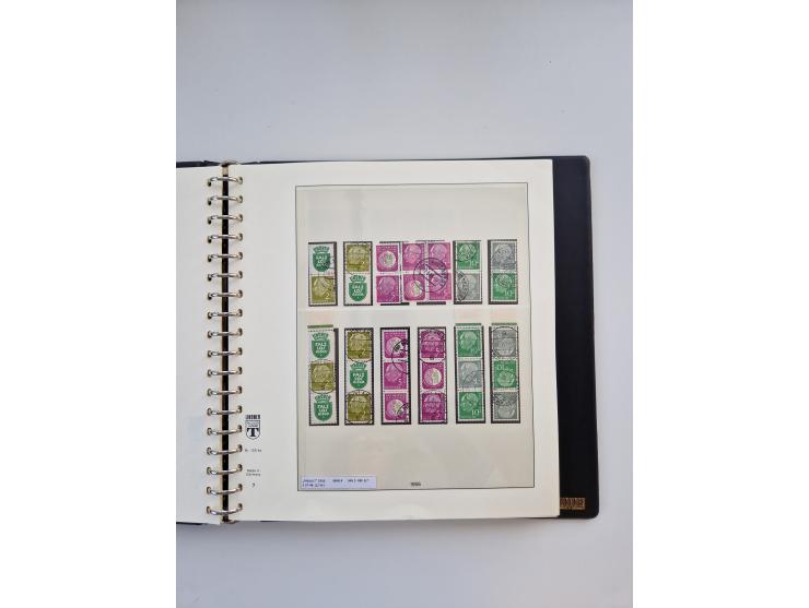 1951/2019, postfrische/gestempelte und winzig ungebrauchte Sammlung Zusammendrucke, Markenheftchen, Markensets und gestempelt