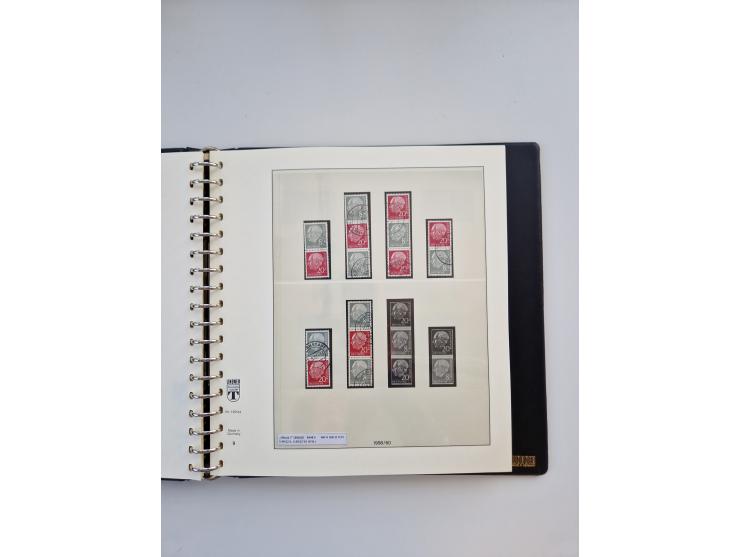 1951/2019, postfrische/gestempelte und winzig ungebrauchte Sammlung Zusammendrucke, Markenheftchen, Markensets und gestempelt