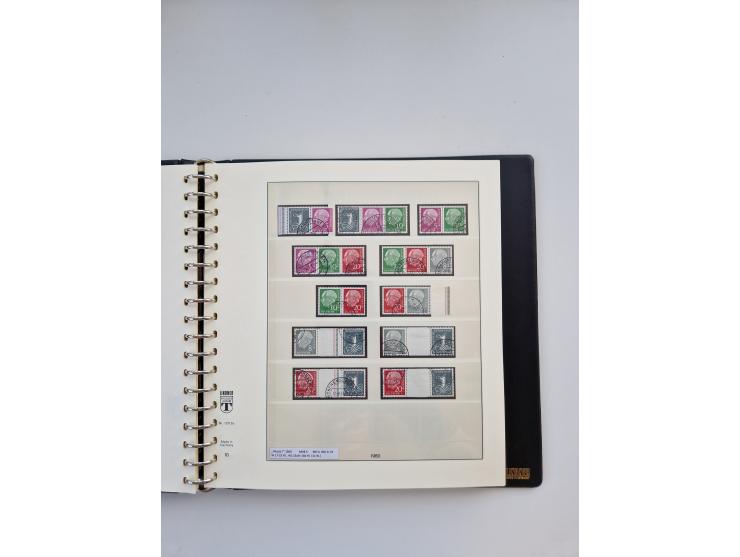 1951/2019, postfrische/gestempelte und winzig ungebrauchte Sammlung Zusammendrucke, Markenheftchen, Markensets und gestempelt