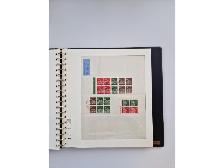 1951/2019, postfrische/gestempelte und winzig ungebrauchte Sammlung Zusammendrucke, Markenheftchen, Markensets und gestempelt