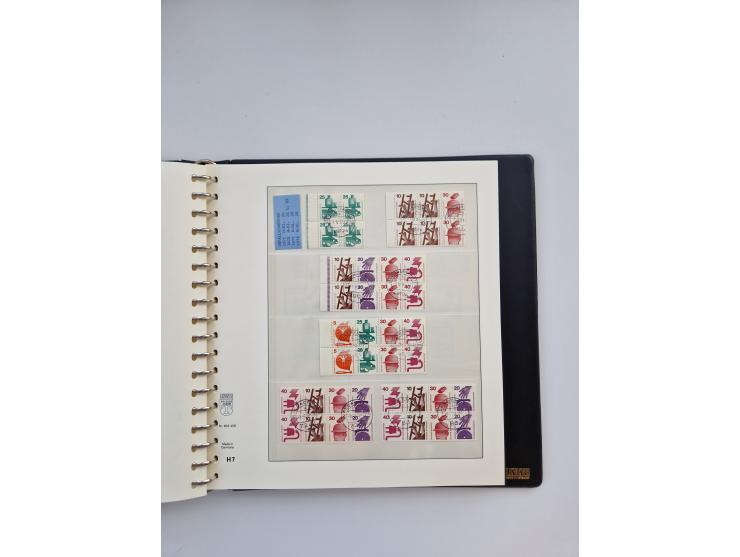 1951/2019, postfrische/gestempelte und winzig ungebrauchte Sammlung Zusammendrucke, Markenheftchen, Markensets und gestempelt