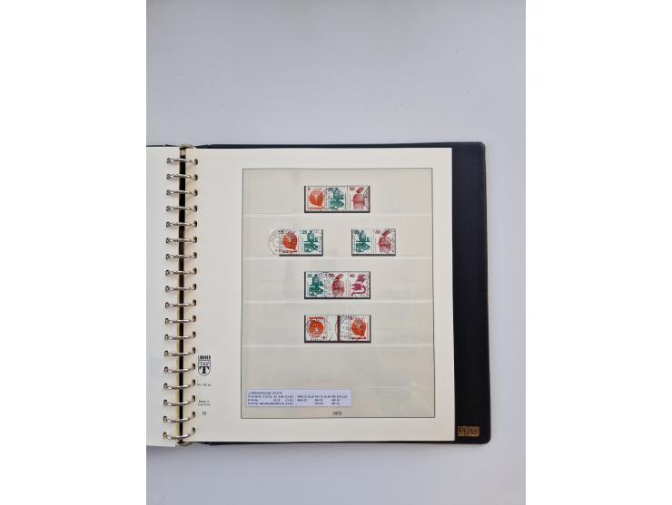 1951/2019, postfrische/gestempelte und winzig ungebrauchte Sammlung Zusammendrucke, Markenheftchen, Markensets und gestempelt