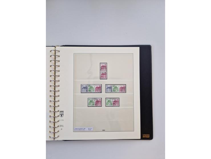 1951/2019, postfrische/gestempelte und winzig ungebrauchte Sammlung Zusammendrucke, Markenheftchen, Markensets und gestempelt