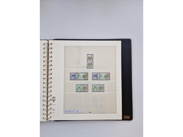 1951/2019, postfrische/gestempelte und winzig ungebrauchte Sammlung Zusammendrucke, Markenheftchen, Markensets und gestempelt