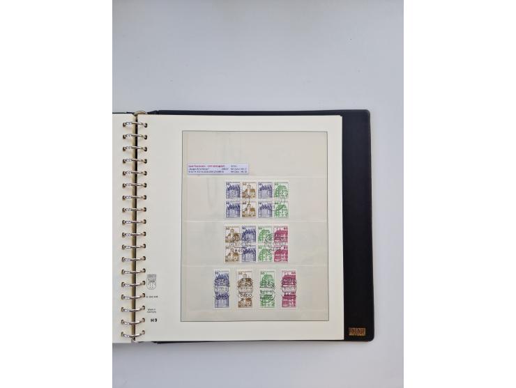 1951/2019, postfrische/gestempelte und winzig ungebrauchte Sammlung Zusammendrucke, Markenheftchen, Markensets und gestempelt