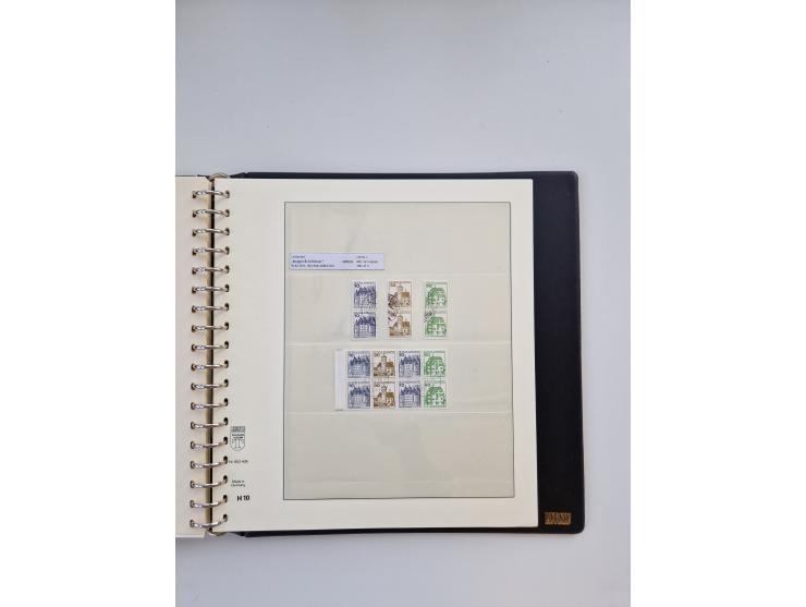 1951/2019, postfrische/gestempelte und winzig ungebrauchte Sammlung Zusammendrucke, Markenheftchen, Markensets und gestempelt