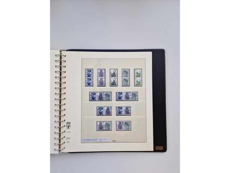 1951/2019, postfrische/gestempelte und winzig ungebrauchte Sammlung Zusammendrucke, Markenheftchen, Markensets und gestempelt