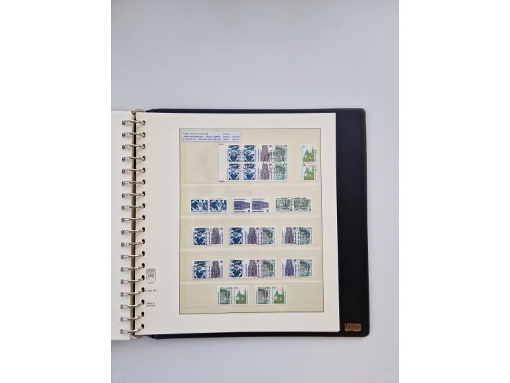 1951/2019, postfrische/gestempelte und winzig ungebrauchte Sammlung Zusammendrucke, Markenheftchen, Markensets und gestempelt