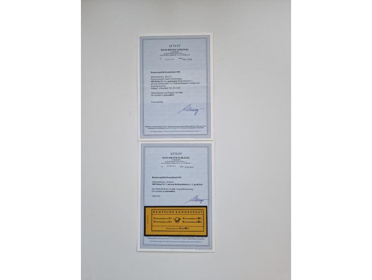 1951/2019, postfrische/gestempelte und winzig ungebrauchte Sammlung Zusammendrucke, Markenheftchen, Markensets und gestempelt