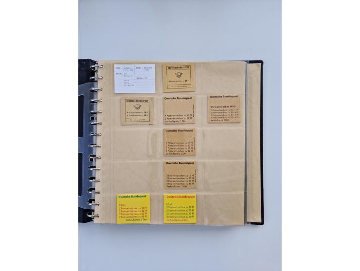 1951/2019, postfrische/gestempelte und winzig ungebrauchte Sammlung Zusammendrucke, Markenheftchen, Markensets und gestempelt