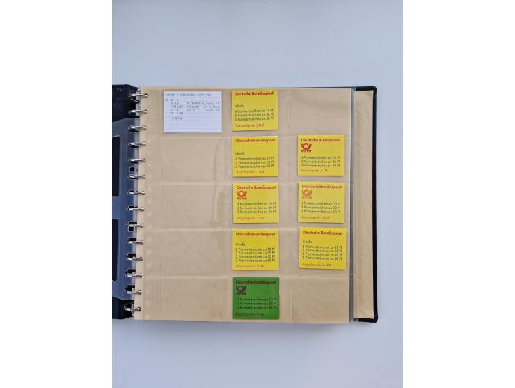 1951/2019, postfrische/gestempelte und winzig ungebrauchte Sammlung Zusammendrucke, Markenheftchen, Markensets und gestempelt