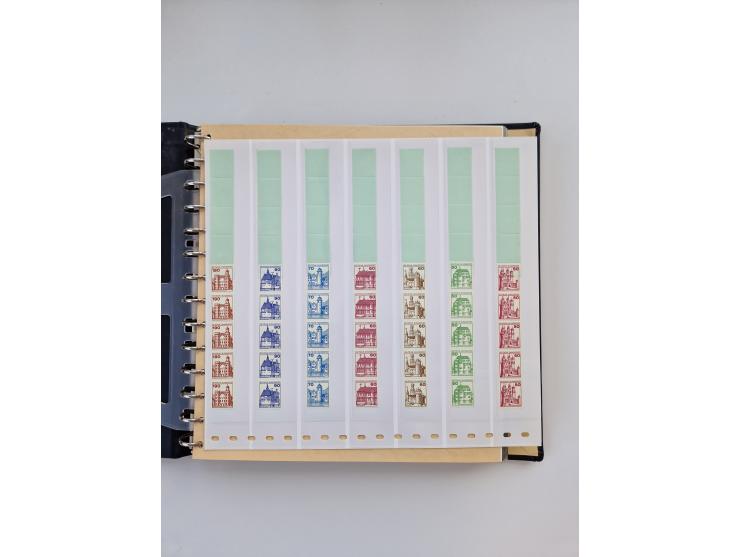 1951/2019, postfrische/gestempelte und winzig ungebrauchte Sammlung Zusammendrucke, Markenheftchen, Markensets und gestempelt