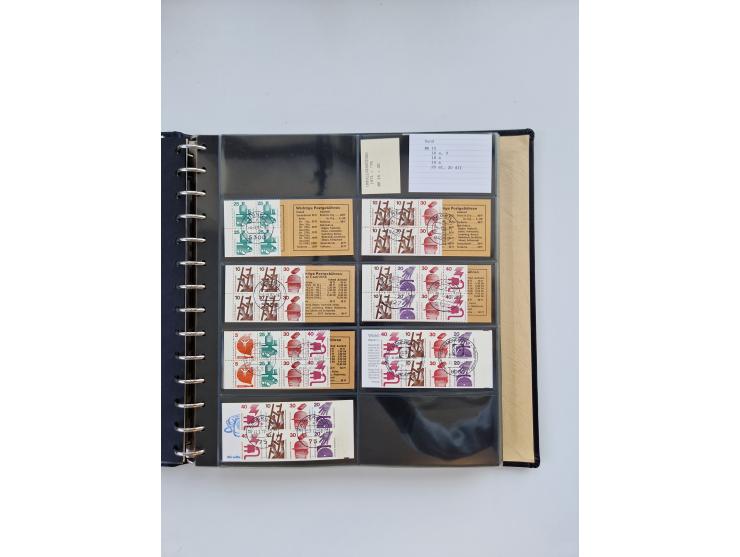 1951/2019, postfrische/gestempelte und winzig ungebrauchte Sammlung Zusammendrucke, Markenheftchen, Markensets und gestempelt