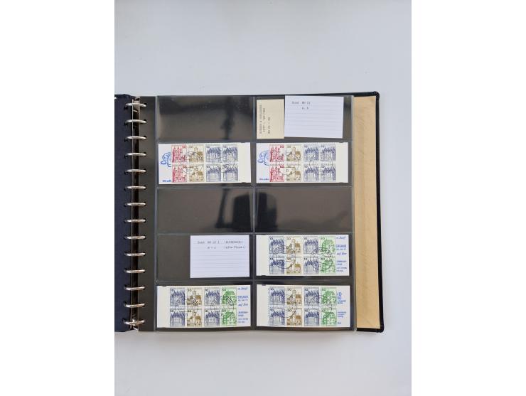 1951/2019, postfrische/gestempelte und winzig ungebrauchte Sammlung Zusammendrucke, Markenheftchen, Markensets und gestempelt