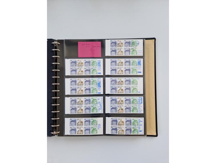 1951/2019, postfrische/gestempelte und winzig ungebrauchte Sammlung Zusammendrucke, Markenheftchen, Markensets und gestempelt