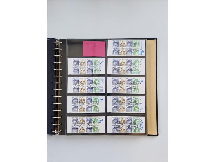 1951/2019, postfrische/gestempelte und winzig ungebrauchte Sammlung Zusammendrucke, Markenheftchen, Markensets und gestempelt