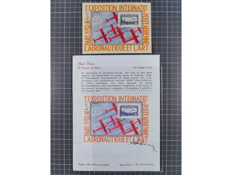 1917/36, group of mint never hinged/unused and used selection with one card, many better items with Mi.-Nr. 148-155 cpl. set 