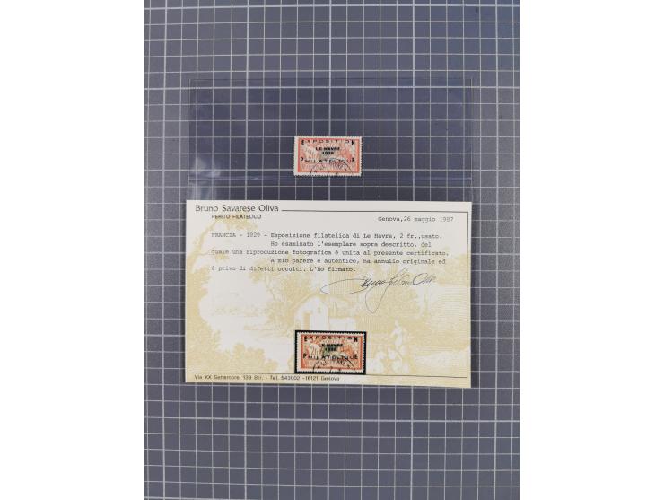 1917/36, group of mint never hinged/unused and used selection with one card, many better items with Mi.-Nr. 148-155 cpl. set 