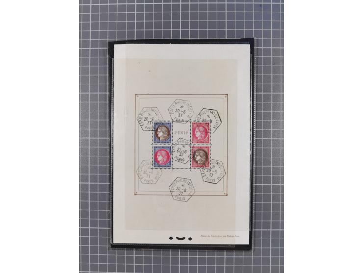 1917/36, group of mint never hinged/unused and used selection with one card, many better items with Mi.-Nr. 148-155 cpl. set 