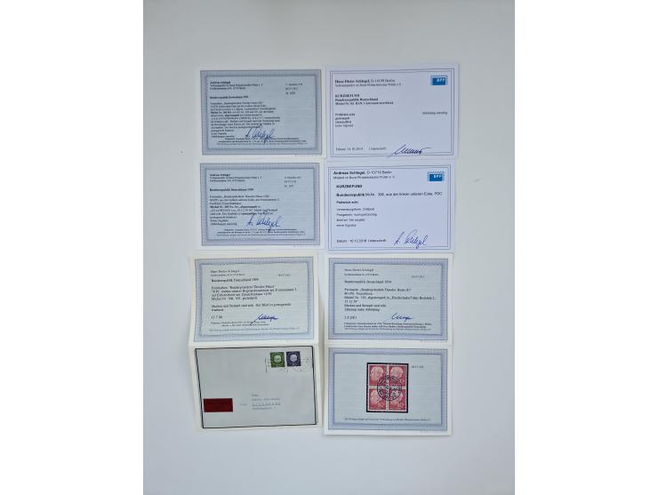 1951/2023, reichhaltiger postfrischer/ungebrauchter und gestempelter Sammlungsbestand mit Viererblocks, Bogenecken, Oberrands