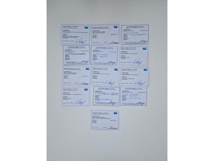 1951/2023, reichhaltiger postfrischer/ungebrauchter und gestempelter Sammlungsbestand mit Viererblocks, Bogenecken, Oberrands