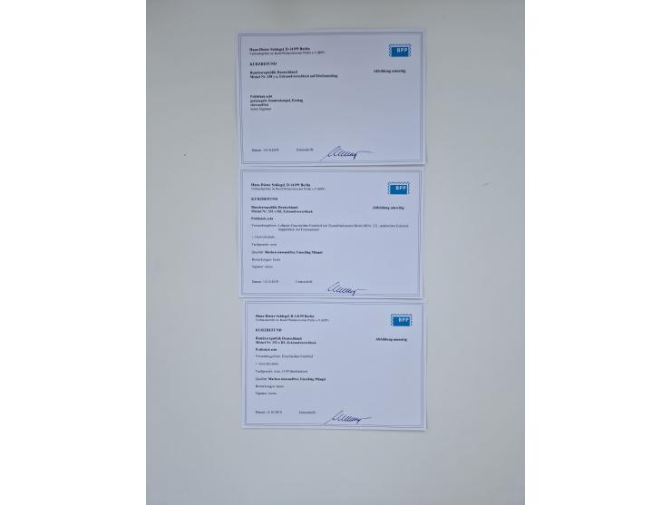 1951/2023, reichhaltiger postfrischer/ungebrauchter und gestempelter Sammlungsbestand mit Viererblocks, Bogenecken, Oberrands