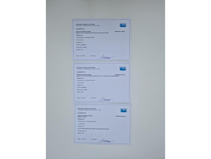 1951/2023, reichhaltiger postfrischer/ungebrauchter und gestempelter Sammlungsbestand mit Viererblocks, Bogenecken, Oberrands