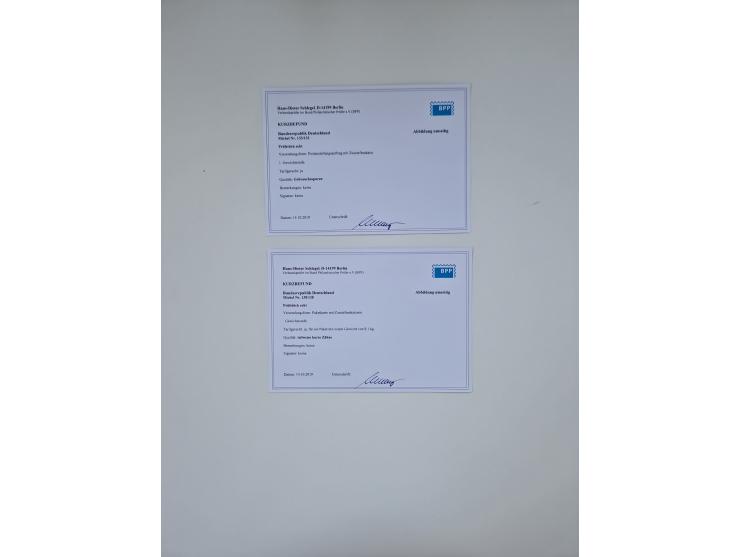 1951/2023, reichhaltiger postfrischer/ungebrauchter und gestempelter Sammlungsbestand mit Viererblocks, Bogenecken, Oberrands