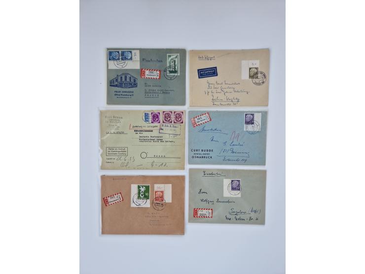 1951/2023, reichhaltiger postfrischer/ungebrauchter und gestempelter Sammlungsbestand mit Viererblocks, Bogenecken, Oberrands